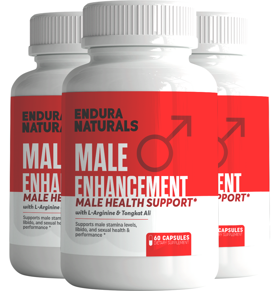Endura Naturals Male Enhancing Supplement bottles